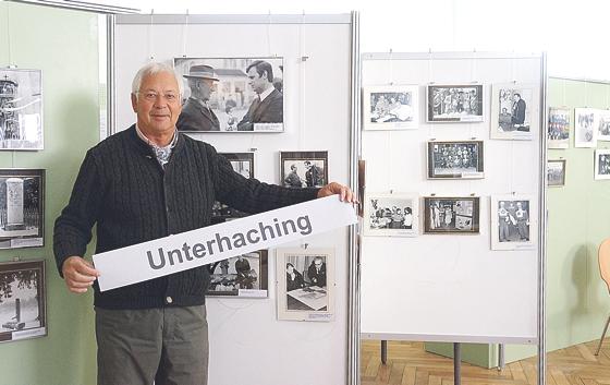 Heimatpfleger Günter Staudter freut sich schon auf den Eröffnungsabend am Freitag, 3. Oktober, im Heimatmuseum Unterhaching.	Foto: hw