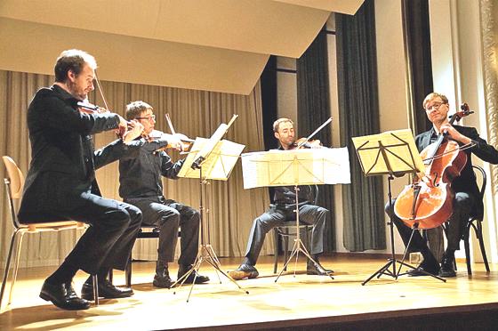 Das Shevlin-Quartett spielt am Donnerstag im Festsaal im Oberbräu für den guten Zweck. 	Foto: VA