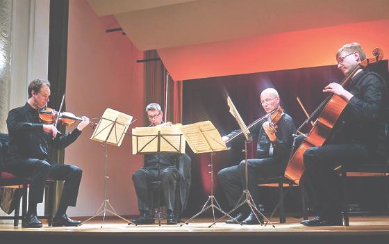 Das Shevlin-Quartett spielte auf Einladung der Holzkirchner Rotarier.	Foto: VA
