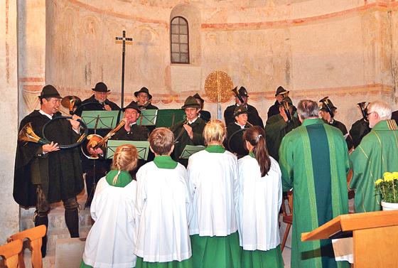 Die Waidmannsgilde München wird auch heuer  wieder die Messe musikalisch begleiten. 	Foto: privat