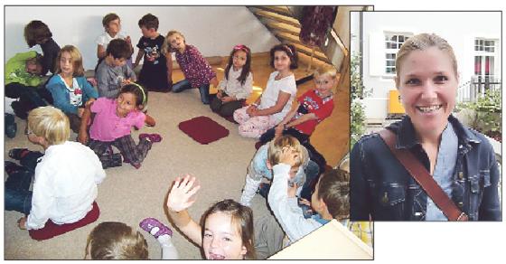Die Kinder in der Gemeinde Haar sind sehr gut aufgehoben. Susanne Hehnen, freut sich über den ausgezeichneten Deckungsgrad (Foto klein).	Fotos: ikb