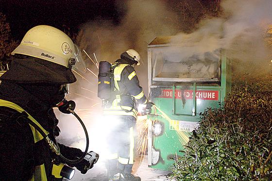 Die Männer der Freiwilligen Feuerwehr Haar konnten den Brand erfolgreich löschen.	Foto: privat