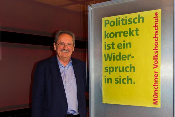 Christian Ude wird am politischen Diskussionsabend der Münchner VHS einen Vortrag über die Situation in der Ukraine halten.	Foto: Daniel Reiter