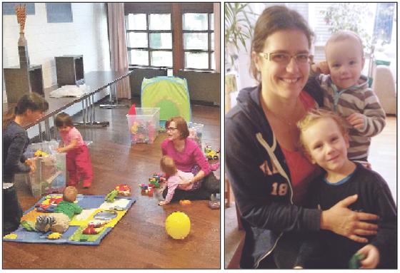 Hilft dir keiner, hilf dir selbst, dachte sich Simone Schmidt (r.) und machte sich auf die Suche nach Räumlichkeiten für einen Eltern-Kind-Treffpunkt.	Foto: kw
