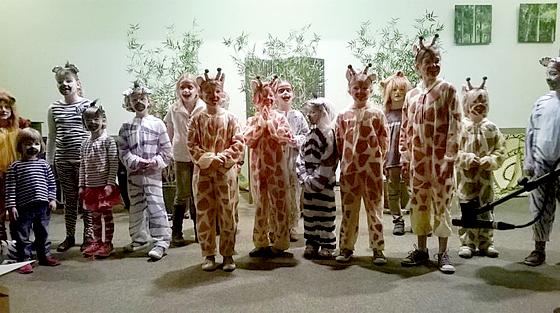 Am Schluss wurden Giraffen und Zebras Freunde.	Foto: privat