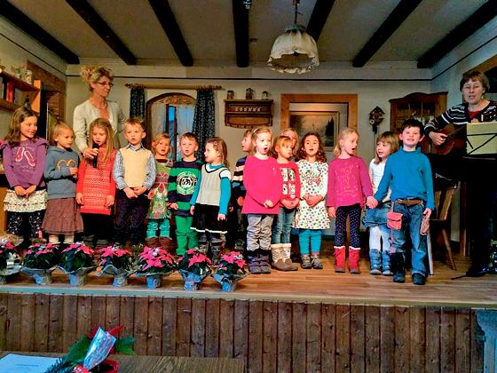 Weihnachten mit dem Kinderchor des Kindergartens St. Michael Perlach.	Foto: privat