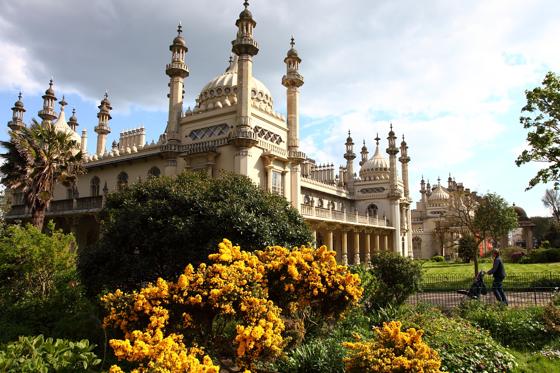 Impressionen aus dem Süden Englands: Der Royal Pavillon in Brighton.	Foto: Franz Still