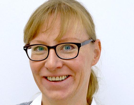 Pflegedienstleiterin Christiane Lauscher freut sich über die Bestnote.F.: privat