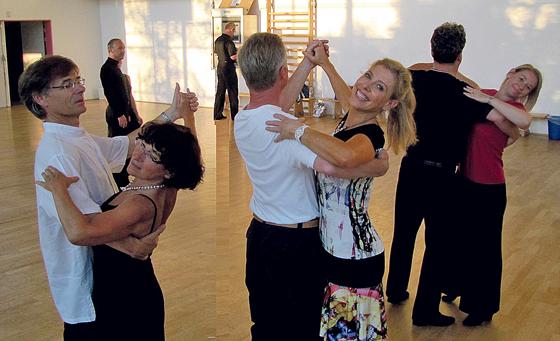 Die Tanzpaare werden von dem Profi-Trainerpaar Juris und Biruta Baumanis auf Weltklasse-Niveau trainiert.	Fotos: TSC Rondo