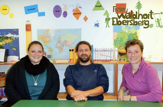 Der neue Vorstand: Anja Reiss, Stefan Paster und  Karen Bummer (v. l. n. r.). 	Foto: Waldhort