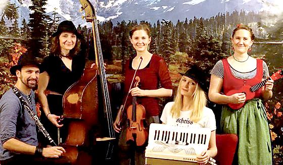 Das »Auer Gsox«: Fünf junge Musiker, die das bayerische Liedgut verehren.	Foto: VA