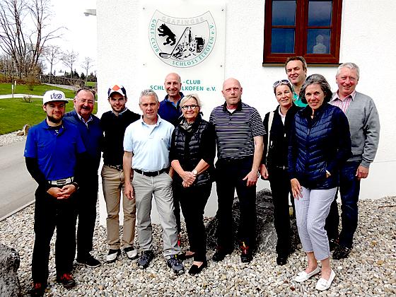 Die Gewinner des »Angolfens« zeigten sich in einer beachtlichen Frühform.	Foto: Golfclub Schloss Elkofen