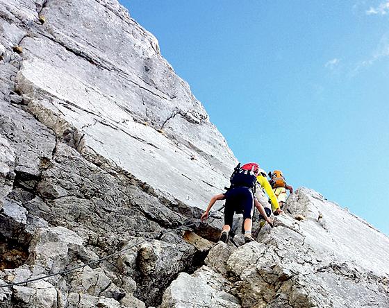 Abenteuer Alpen: Für diesem Bergsommer hat die DAV- Sektion Grafing-Ebersberg wieder ein abwechslungsreiches  Programm aufgestellt. 	Foto: Stefan Dohl