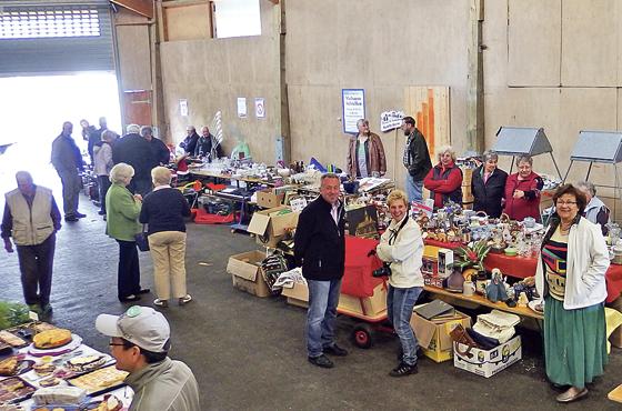 Am vergangenen Samstag fand der jährliche Flohmarkt der Kirchseeoner Ortsvereine statt. 	Foto: VA
