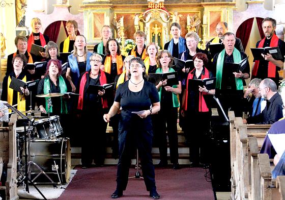 Der GoSpiRhy-Chor von St. Andreas freut sich auf sein Konzert in Hofolding am 14. Juni.	Foto: Knapek