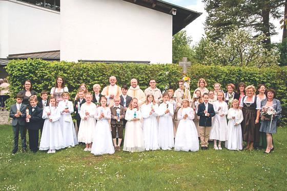18 Kinder feierten im Mai Ihre Erstkommunion in der Kirche St. Christophorus.	Foto: privat