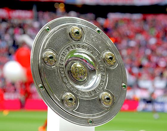 Die Meisterschale: 18 Vereine kämpfen darum, keiner holt sie so oft wie der FC Bayern.	Foto: FCB
