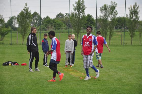 Gemeinsam Sport treiben erleichtert jungen Flüchtlingen die Integration. 	Foto: VA