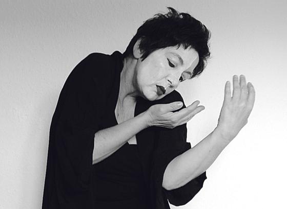 Angela Götz wird am kommenden Samstag japanischen Ausdruckstanz vorführen.	Foto: VA