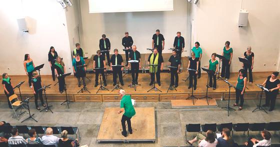 A-Cappella-Chor fEinklang feiert 11-jähriges Bestehen in der Kultur-Etage.	Foto: VA