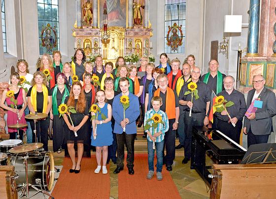 Der GoSpiRhy-Chor lädt am Sonntag zum Gospelkonzert nach Sauerlach. 	Foto: Eberhard Strabel, Sauerlach