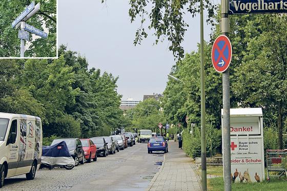 In der Bad-Soden-Straße wird es zwischen Milbertshofener und Schmalkaldener Straße mitunter trotz des derzeit eingeschränkten Halteverbots eng.  	Fotos:ch