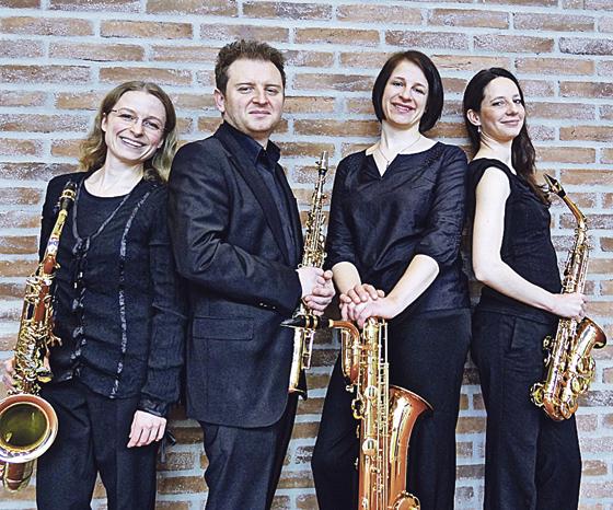Das Saxophonquartett mischt in seinem Repertoire Klassik und Jazz. 	Foto: VA