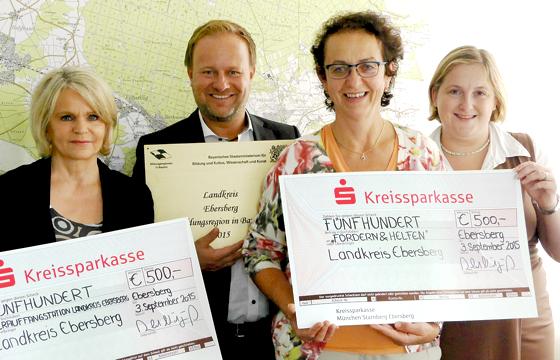 Evelyn Bauer (v. li.), Robert Niedergesäß, Carola Schreiner und Stefanie Geisler.	Foto: LRA