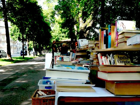 Bücher soweit das Auge reicht: Bereits der 10. Bücherflohmarkt steht in den Startlöchern.	Foto: VA