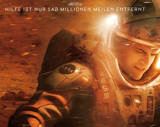 Matt Damon ist der Astronaut Mark Watney, wir verlosen fünf Fan-Pakete zum »Marsianer«.  	Foto: 20th Century Fox