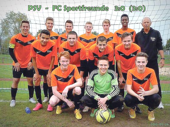 Zeigten ihr Können: Die A-Jugend des PSV München sicherte sich einen 3:0-Sieg gegen die Fußballer vom FC Sportfreunde.	Foto: PSV