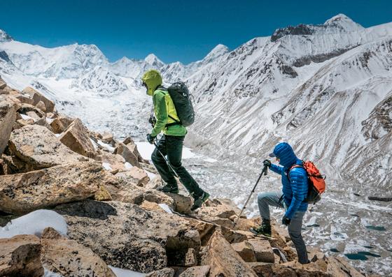 Den Mount Everest ohne künstlichen Sauerstoff zu besteigen – das schaffen nur wahre Spitzenbergsteiger. 	Foto: VA / Daniel Bartsch
