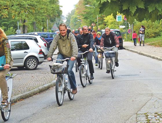 Der Anteil des Radlverkehrs am Verkehrsaufkommen soll im Landkreis von derzeit 14 auf 19 Prozent im Jahr 2025 gesteigert werden.	Foto: AGFK Bayern