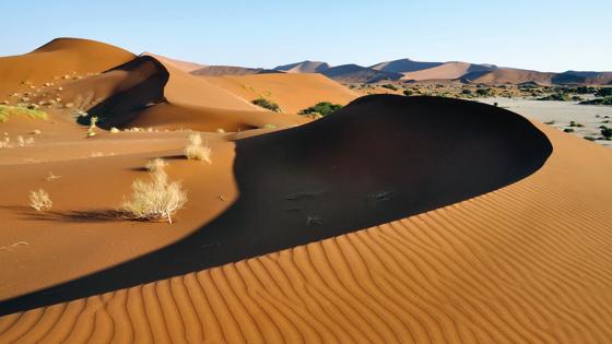 »Sossussvlei« ist eine Dünenlandschaft in der Namibwüste in Namibia.	Foto: VA