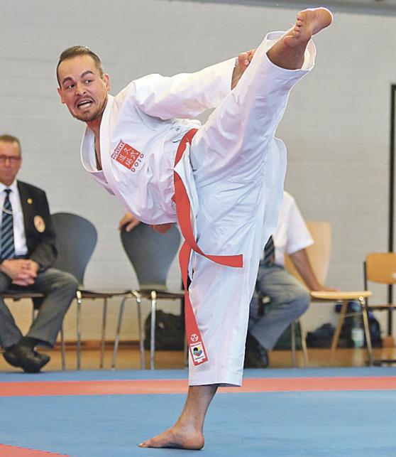 Philipp Takano errang in Ludwigsburg den Deutschen Meistertitel in der Masterklasse. 	Foto:  VA