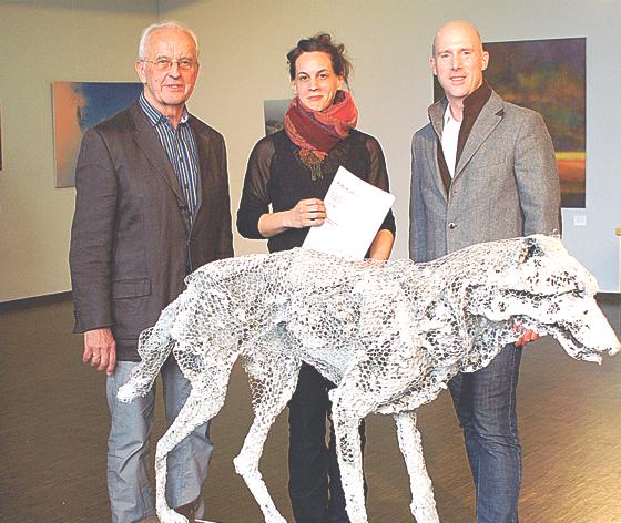 Die Gewinnerin des Publikumspreises Elsa Nietmann bei den Kunst-Tagen 2015. 	Foto: VA