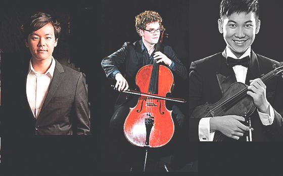 Als Erstplatzierte in der Sparte Kammermusik ging das Trio Gaon 2014 aus dem Wettbewerb des Kulturkreises Gasteig hervor. 	Foto: BB Artists