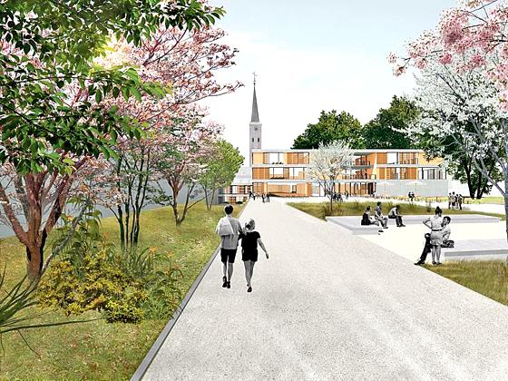 Ab 2019 soll auf dem Areal der Erzdiözese in Haidhausen eine neue Grundschule gebaut werden.	Foto: Diederichs Projektmanagement