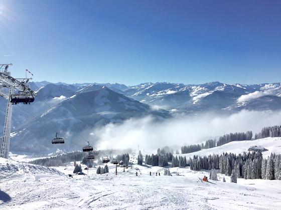 Tolle Bedingungen in der SkiWelt: Bei diesem traumhaften Anblick schlägt das Herz jedes Wintersportlers höher.