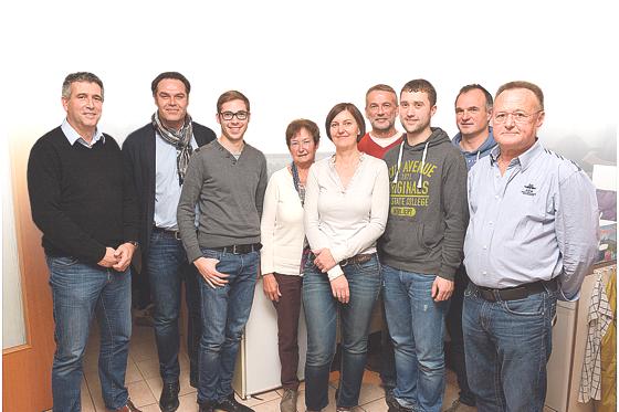 Das neue Vorstands-Team des Tennisvereins TC Steinhöring. 	Foto: Verein