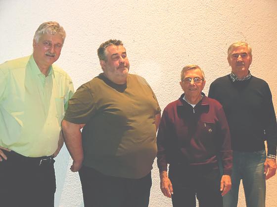 Spielleiter Wolfgang Asanger, Manfred Bengler, Ottmar Jochner und Toni Gaull (v.l.)	Foto: Berglschützen