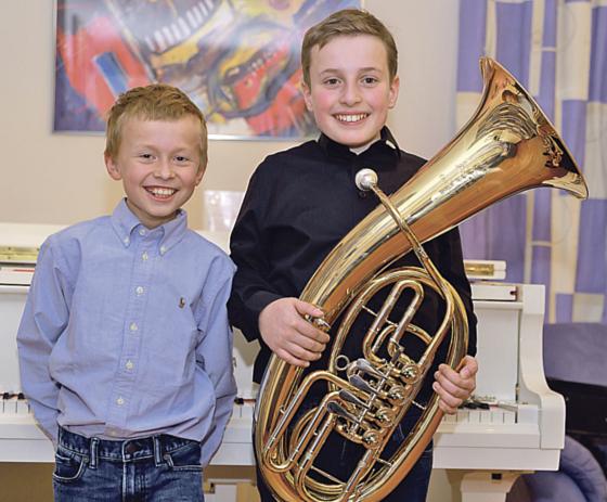 Justus Burkert und Patrick Nilsson gewannen bei  »Jugend musiziert« einen 1. Platz.	Foto: VA