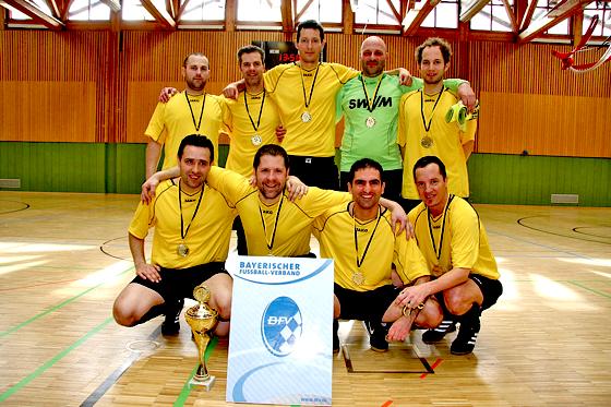 BSG SWM holte sich den Titel des Futsal-AH-Meisters 2016.	Foto: Verein