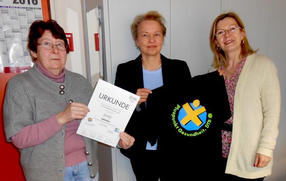 Der TSV Neubiberg/Ottobrunn freut sich über die Auszeichnung Pluspunkt Gesundheit.	Foto: VA