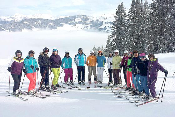 In Kelchsau / Tirol fanden die Damen vom SC Falkenberg nahezu optimale Bedingungen vor. Auch das Wetter spielte mit. 	Foto: Verein