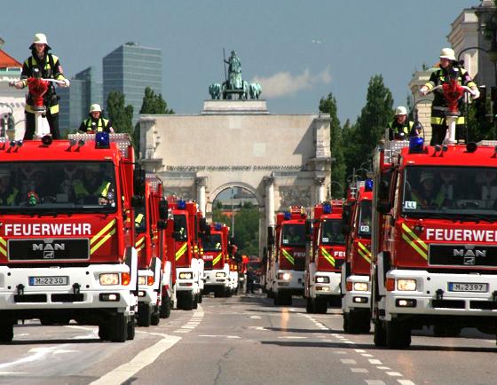 Die Freiwilligen Feuerwehren München feiern ihr 150-jähriges Bestehen mit einem Festival am 23. und 24. April und einer  Parade am 29. Mai. 	Foto: FFM