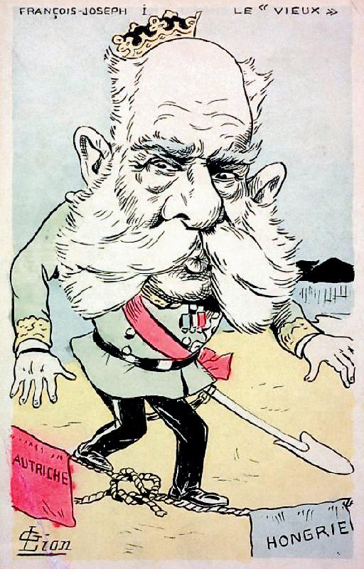 Mit Karikaturen wie diesen befasst sich der Historiker Jozo Dzambo. 	Foto: VA