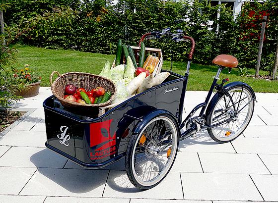 Mit den Transporträdern kann man bis zu 150 Kilogramm transportieren.  	Foto: privat