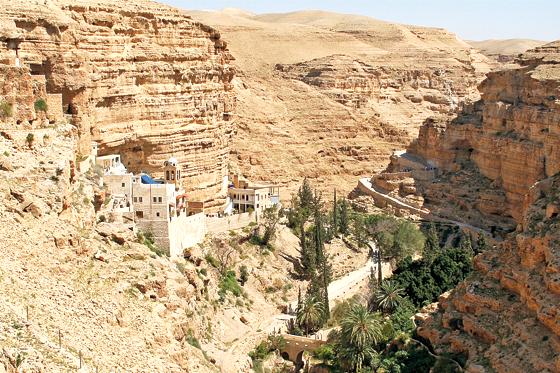 Das griechisch-orthodoxe Kloster St. Georg im Wadi Qelt bei Jericho im Westjordanland.	Foto: privat