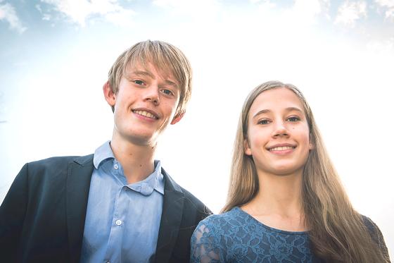 Vincent und Sophie Neeb begeistern am 12. Mai mit ihrem Auftritt das Publikum in Oberhaching. 	F: VA